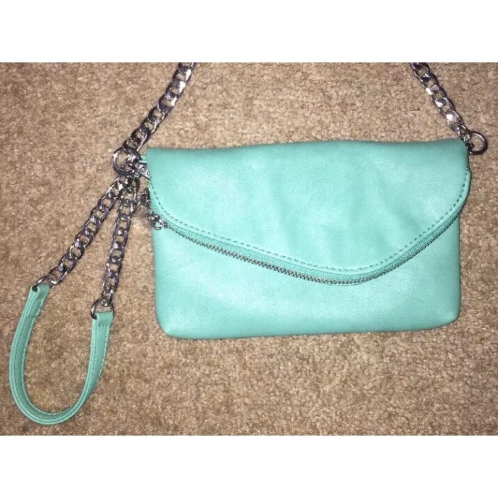 Charming Charlie Turquoise Crossbody Purse NWOT